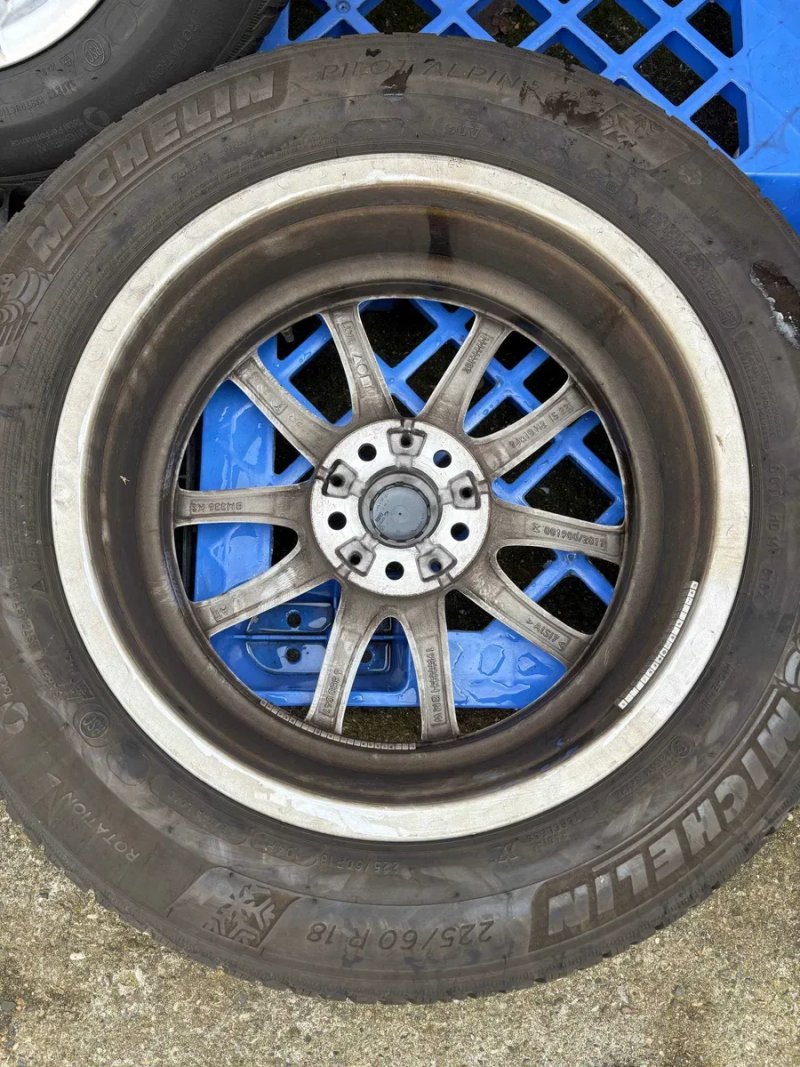 R18 Style 618 Оригінальні BMW X3 X4 + Зимові шини Michelin - X3 X4, 3 5 6 Series iX3 - БЕЗ бордюрки — фото 6