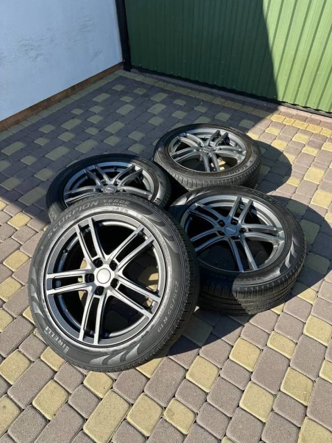 R19 диски Dezent 5x112 VW Passat/Tiguan/Arteon / Audi Q5 / Skoda Kodiaq шини 235/55R19 (всесезонні) 2021р 6.5мм