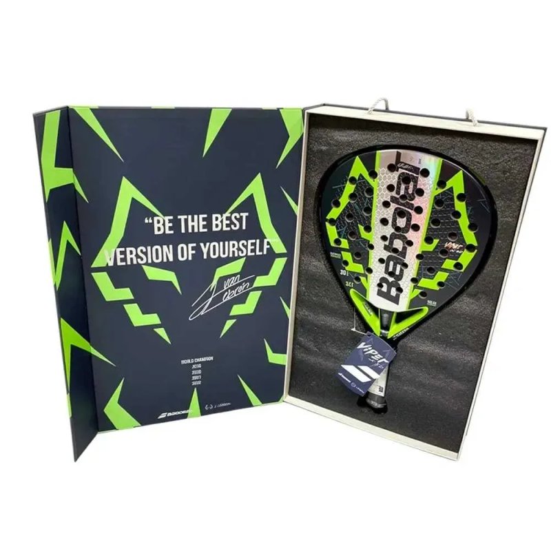 Ракетка для падел-тенісу Babolat Viper Juan Lebron 3.0 FW 2026, подарункова коробка — фото 4