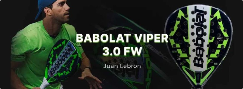 Ракетка для падел-тенісу Babolat Viper Juan Lebron 3.0 FW 2026, подарункова коробка — фото 5