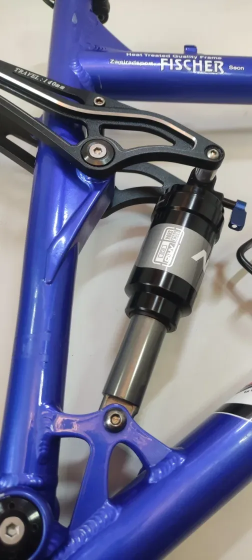 Рама FISCHER Durango 19" 140мм 26"-ті; двухподвес двопідвіс rockshox — фото 5