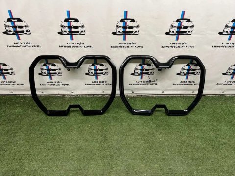 Рамка BMW IX I20 решітки радіатора оригінал накладка радіатора молдинг центральна решітка ЛЕД LED решетки радіатора БМВ ix i20