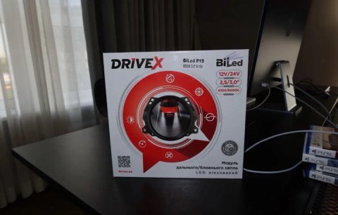 РАСПРОДАЖА ‼️ Пара bi-LED линзы driveX EVOLUTION F1S 3.0 53W biled