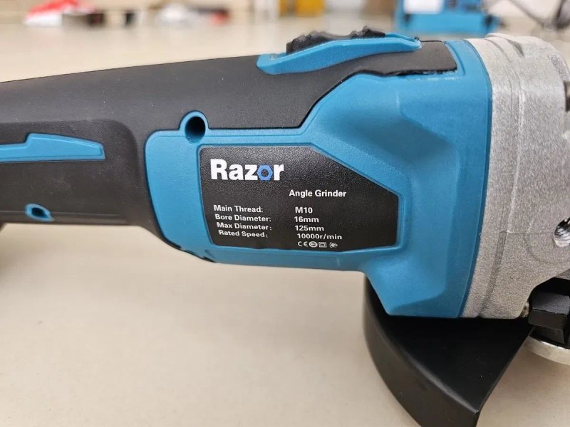 Razor DBL-24 Аккумуляторная Бесщеточная Болгарка Посадка акб Makita ProCraft Stromo Razor/ Регулировка оборотов — фото 6