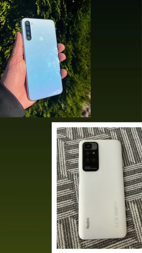 Редмі нот8 та редмі 10