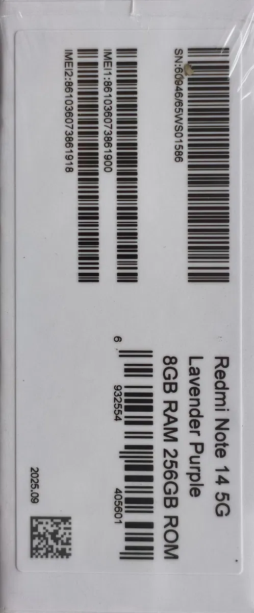 Redmi note 14 5G 6*128/8*256 Global Version  New — фото 4