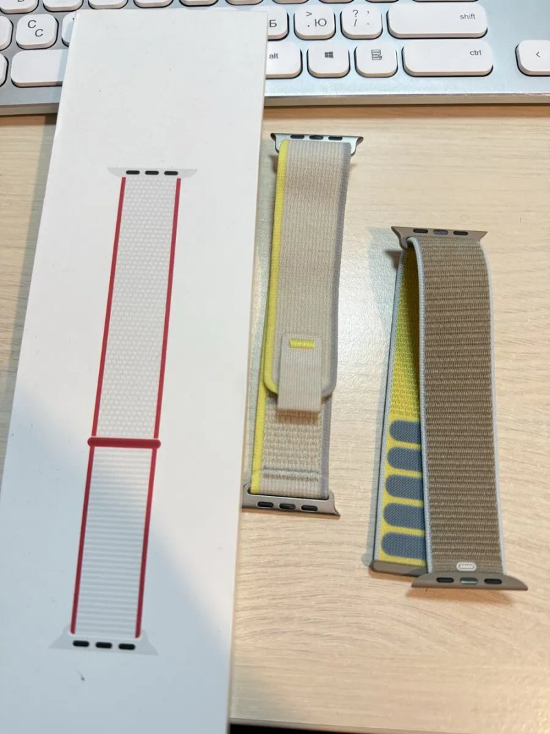 Ремешок ремінець Apple Watch silicone sport band оригинал 38-49мм — фото 6