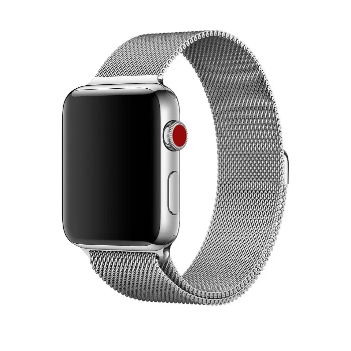 Ремінець Міланська петля для Apple Watch на всі серії 49,46,45,44,42,41,40,38мм ремешок браслет миланская петля milanese loop — фото 3