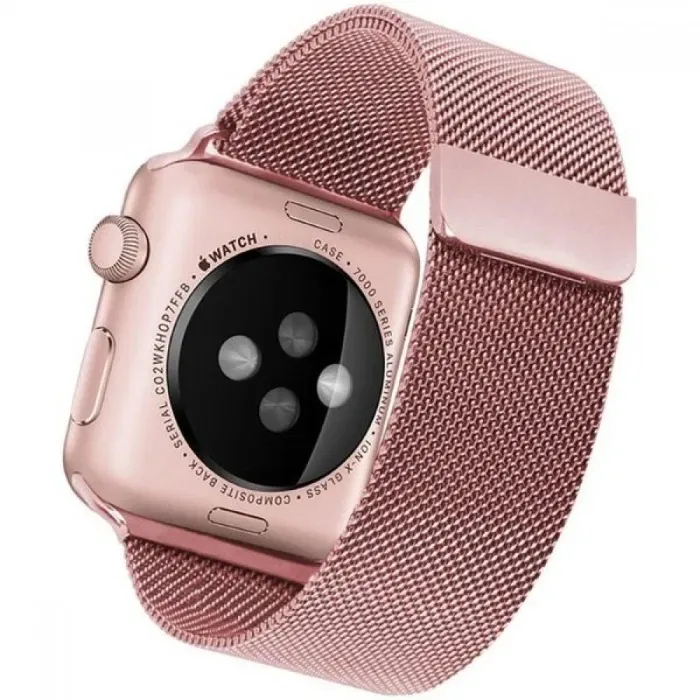 Ремінець Міланська петля для Apple Watch на всі серії 49,46,45,44,42,41,40,38мм ремешок браслет миланская петля milanese loop — фото 4