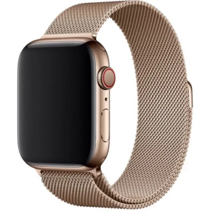 Ремінець Міланська петля для Apple Watch на всі серії 49,46,45,44,42,41,40,38мм ремешок браслет миланская петля milanese loop — фото 5