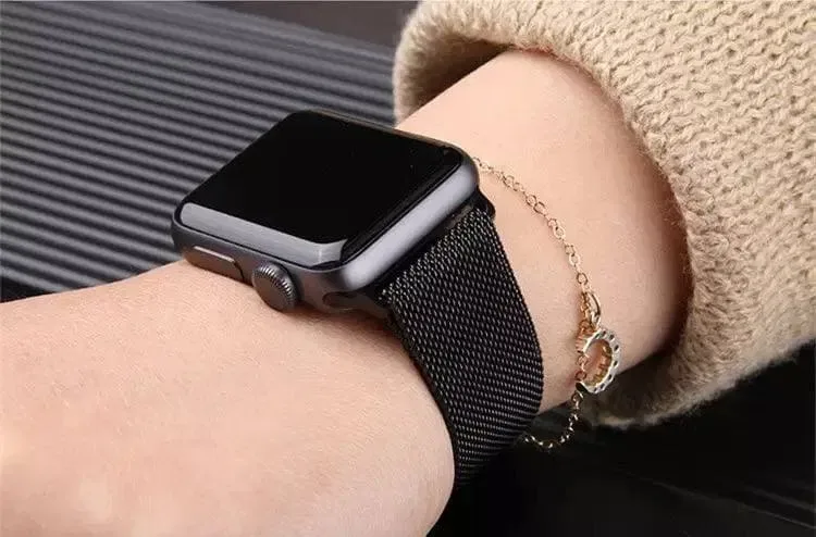 Ремінець Міланська петля для Apple Watch на всі серії 49,46,45,44,42,41,40,38мм ремешок браслет миланская петля milanese loop — фото 6