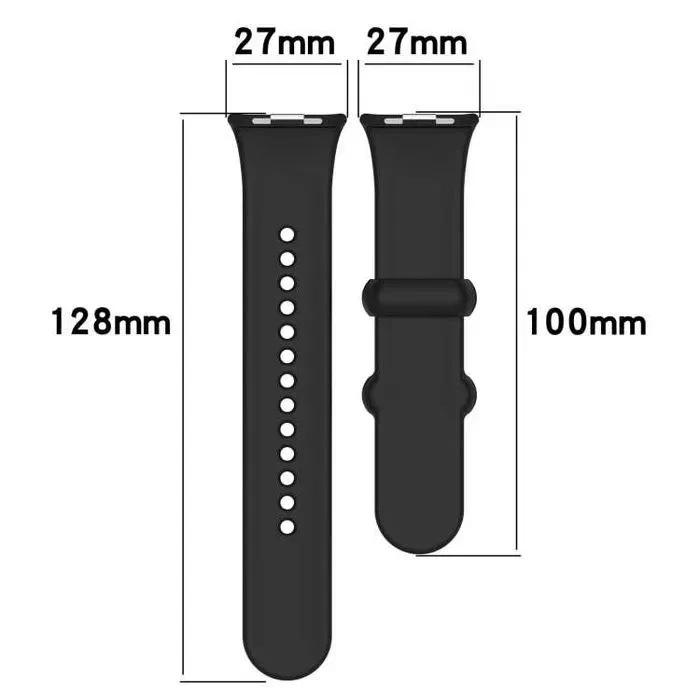 Ремінець силіконовий Redmi Watch 4/5/6, Mi Band 8/9/10 Pro — фото 8