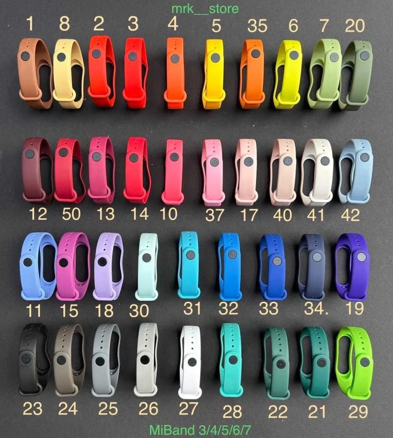 Ремінець Xiaomi Mi Band 3,4,5,6,7 Ми бенд Ремешок Браслет — фото 2