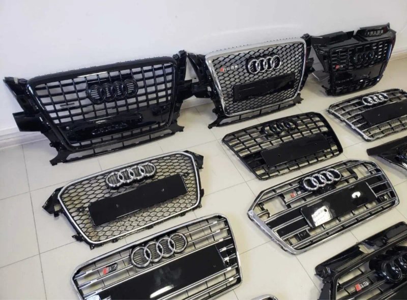 Решетка радиатора Audi Ауди Q5 Q7 Q8 Q3 А1 A6 А3 A4 А5 A7 А8 стиль S — фото 7