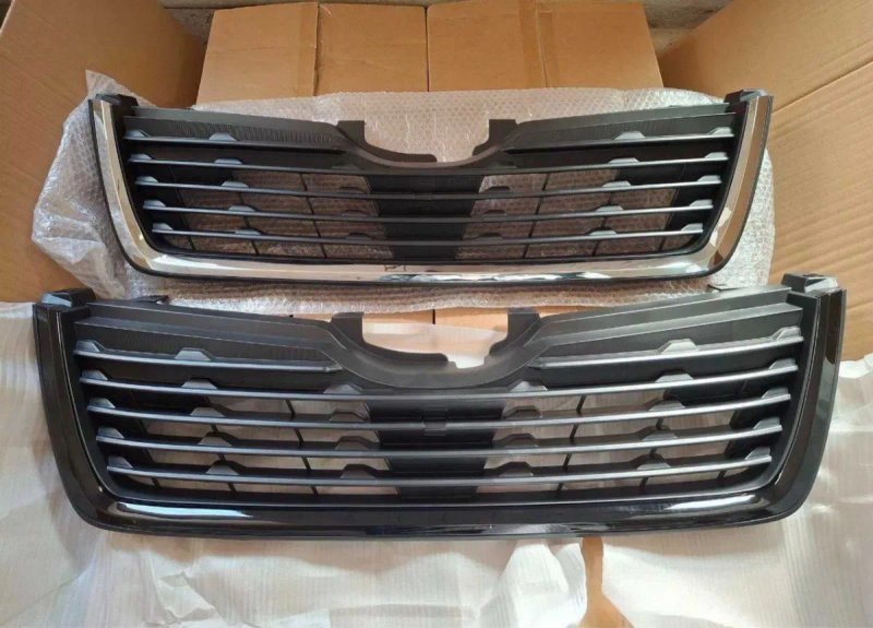 Решетка радиатора гриль grille  Subaru Forester  форестер SK 2018-2022 хром и черная — фото 4
