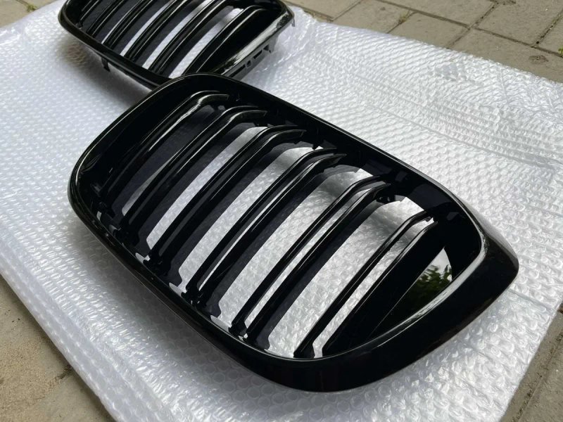 Решітки радіатора bmw x1 g01 \ x4 g02 (17-20) дорест тюнинг ноздрі — фото 4