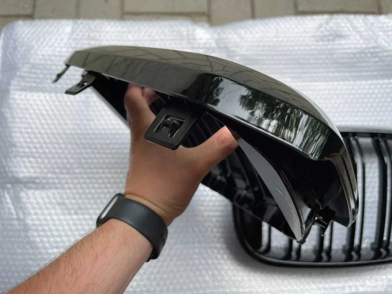Решітки радіатора bmw x1 g01 \ x4 g02 (17-20) дорест тюнинг ноздрі — фото 6