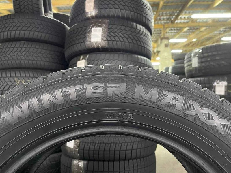 Резина бу Dunlop Winter Maxx WM02 215/60 R17 арктична зима 7 мм можна поштучно — фото 5