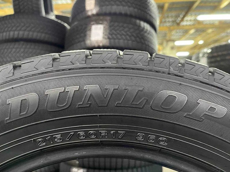 Резина бу Dunlop Winter Maxx WM02 215/60 R17 арктична зима 7 мм можна поштучно — фото 7