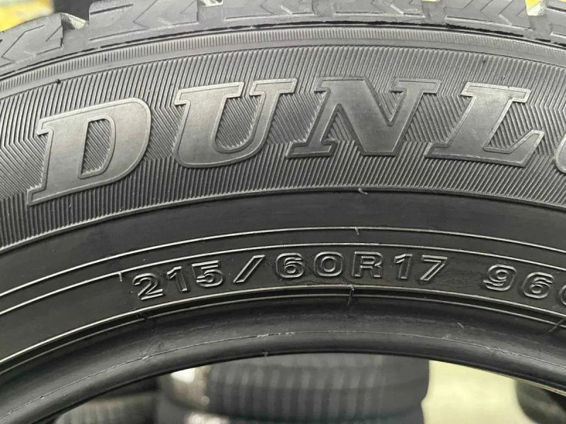 Резина бу Dunlop Winter Maxx WM02 215/60 R17 арктична зима 7 мм можна поштучно — фото 8