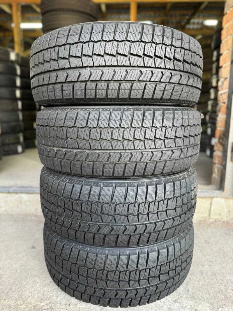 Резина бу Dunlop Winter Maxx WM02 225/55 R17 арктична зима 8 мм можна поштучно — фото 2