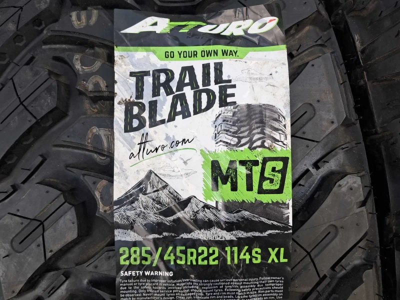 Резина всесезонна, нова, Atturo Trail Blade MTS 285\45 R22 — фото 3