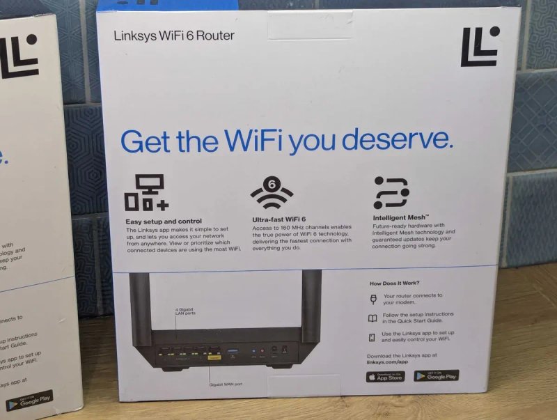 Роутер Linksys MR20MS AX2200 Mesh Wi-Fi 6 Новый гигабит USA — фото 4