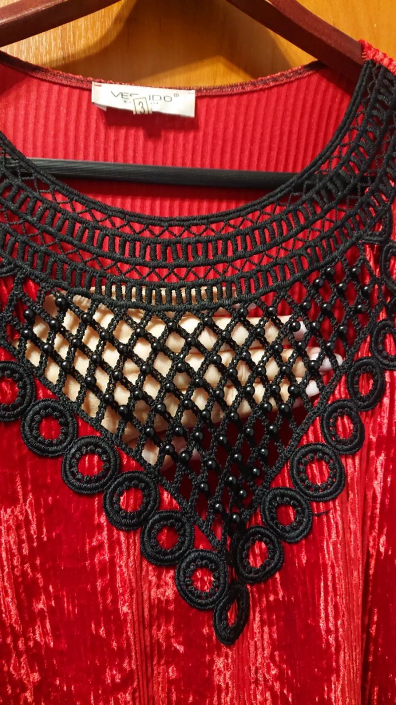 Розкішна червона сукня-туніка VESTIDO — фото 3