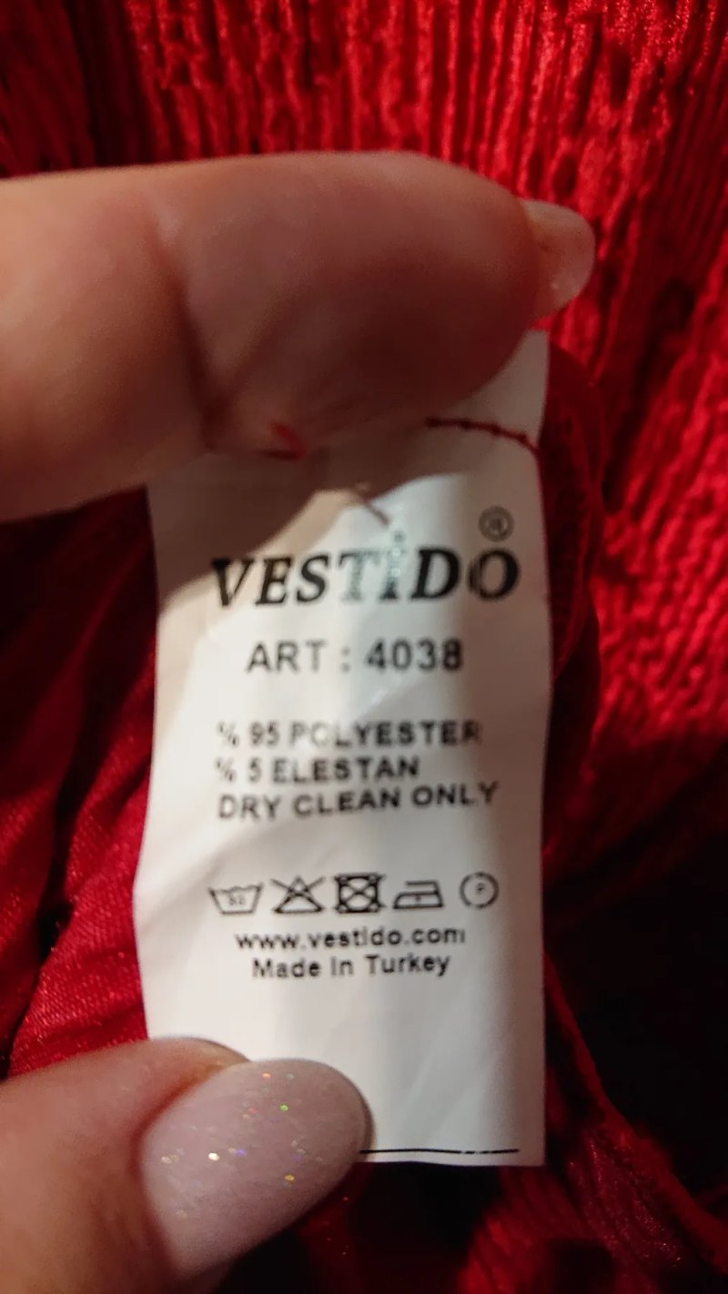Розкішна червона сукня-туніка VESTIDO — фото 8