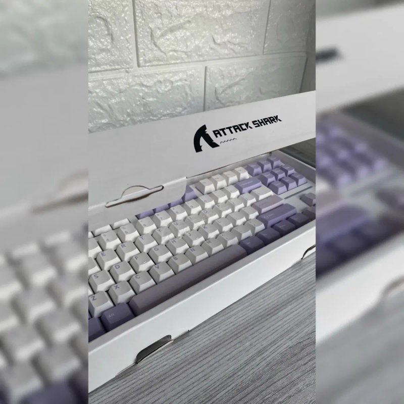 РОЗПРОДАЖ! Клавіатура Attack Shark X87 - бездротова механічна RGB — фото 3