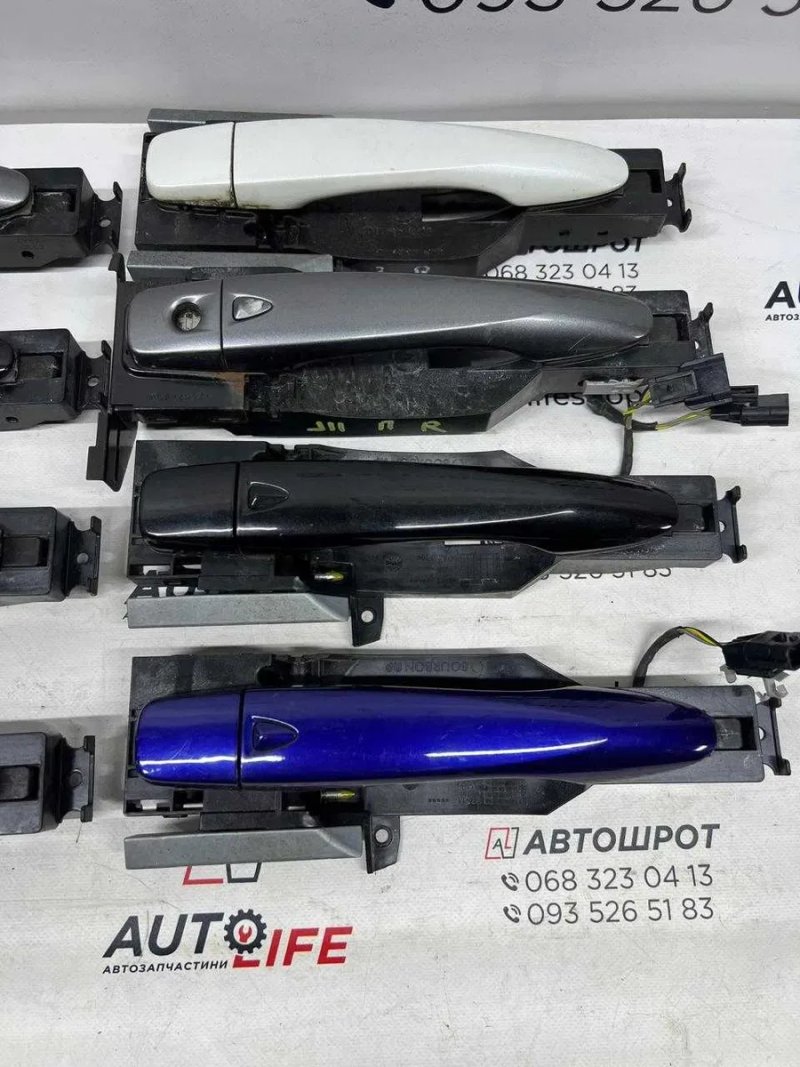Ручки зовнішні/внутнішні передні/задні Nissan Qashqai j11/J10 Juke F15 X-Trail T-32 Rogue Sport  ручки наружние/внутренние Нісан Кашкай джі10/11 Жук — фото 7