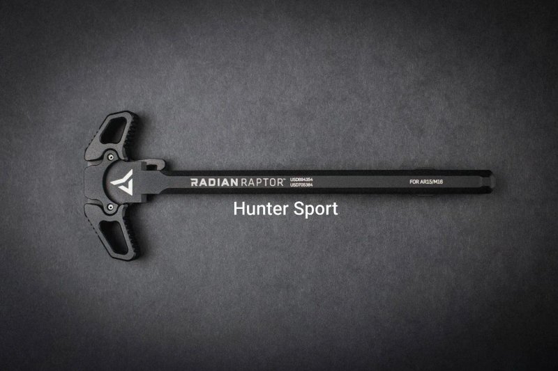 Рукоятка взведения, рычаг взвода Radian Raptor Classic Black для оружия AR15. Важіль зводу. Оригинал — фото 2