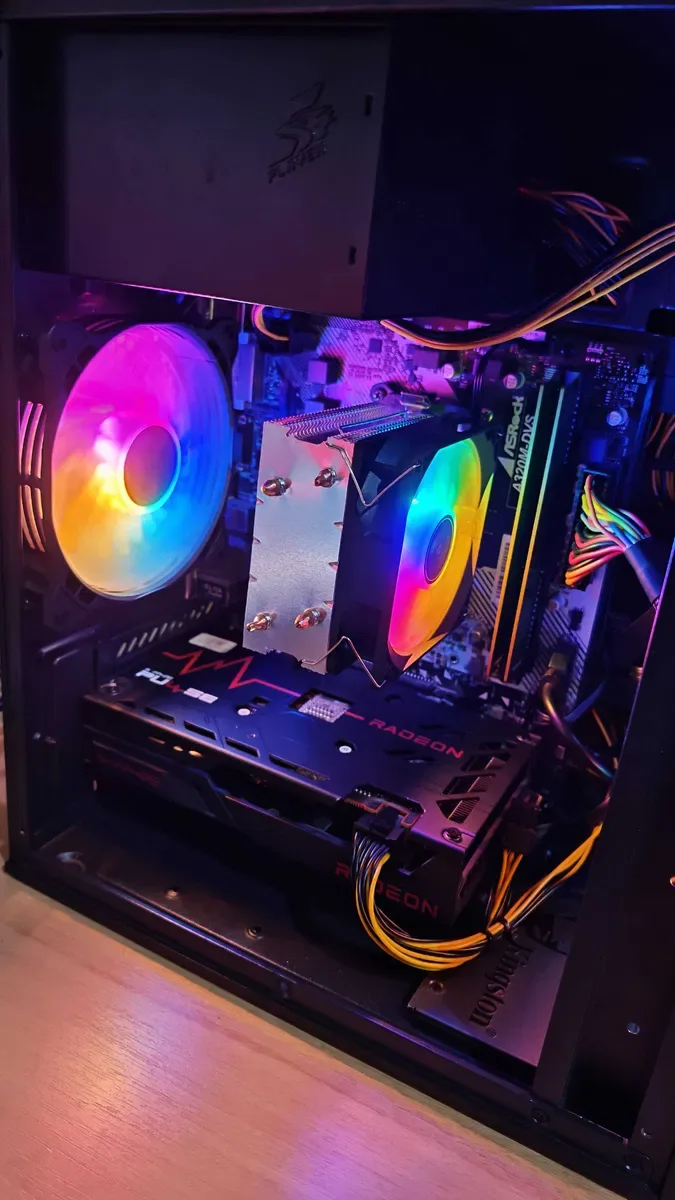 RX 6600 8GB/Ryzen 3600/A320/DDR4 16GB/SSD ПК ігровий — фото 2