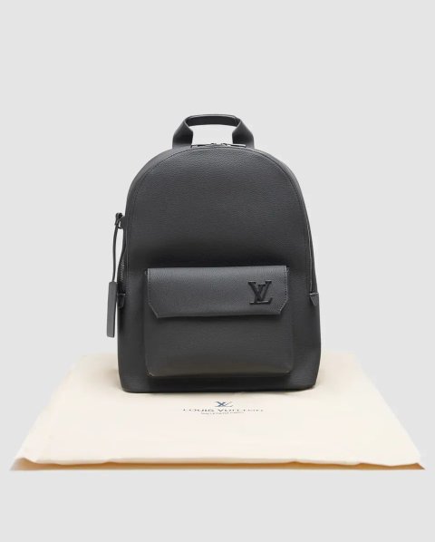 Рюкзак чоловічий Louis Vuitton Takeoff Backpack Aerogram Black копія 1:1