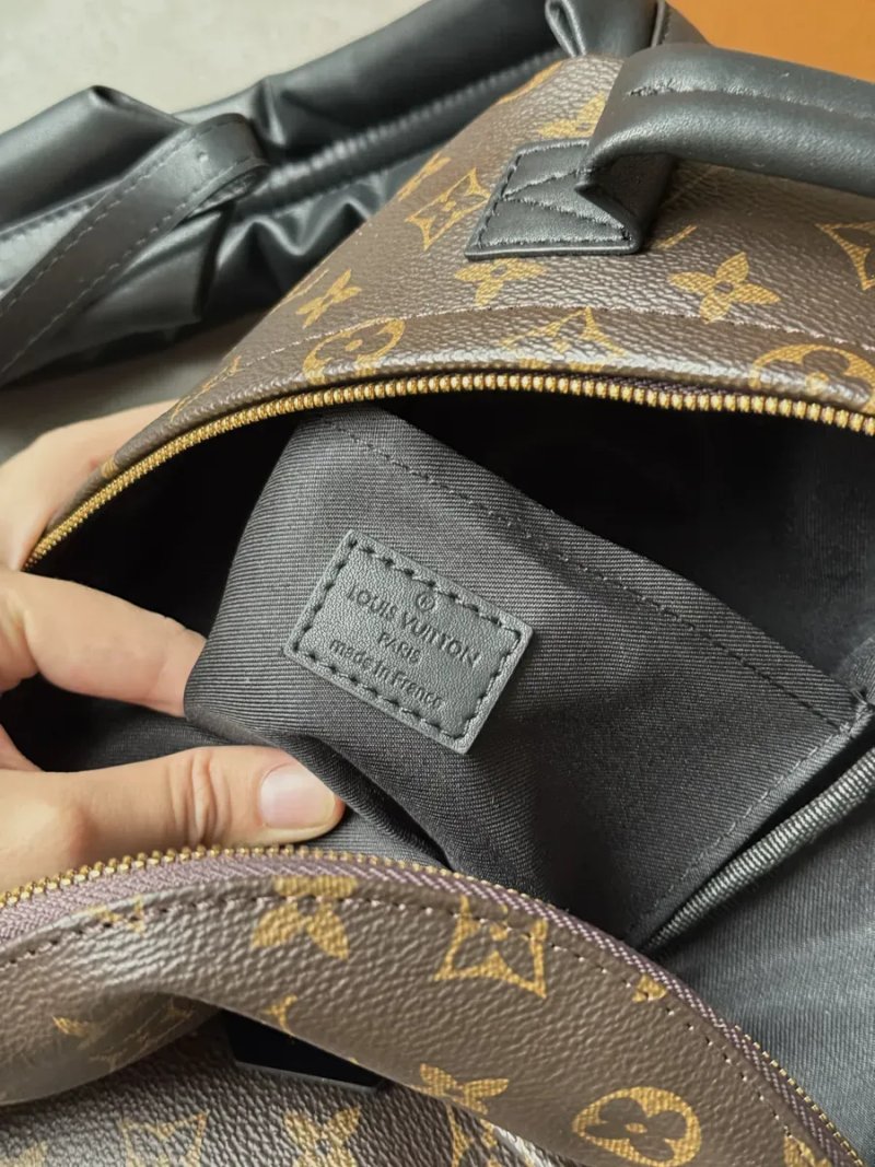Рюкзак жіночий Louis Vuitton Palm Springs PM Brown/Black копія 1:1 — фото 4