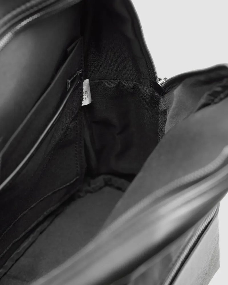 Рюкзак жіночій Prada Saffiano Leather Backpack Black копія 1:1 — фото 4