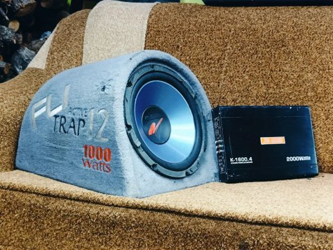 Сабвуфер Kenwood+4х канальний підсилювач JN audio k1600.4