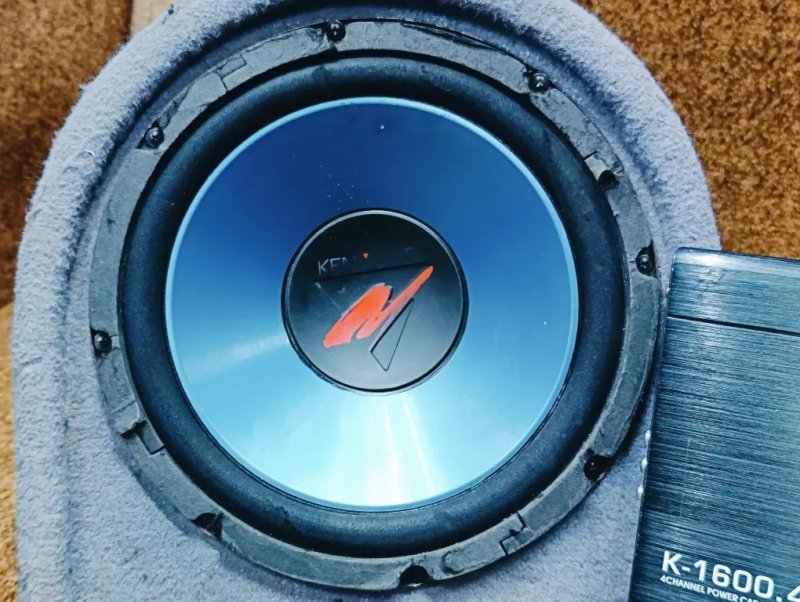 Сабвуфер Kenwood+4х канальний підсилювач JN audio k1600.4 — фото 2