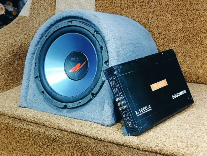 Сабвуфер Kenwood+4х канальний підсилювач JN audio k1600.4 — фото 3