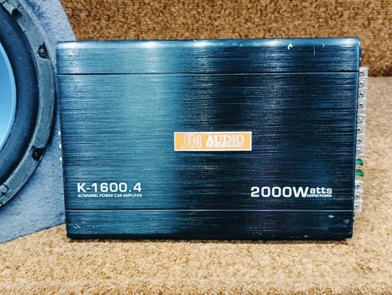 Сабвуфер Kenwood+4х канальний підсилювач JN audio k1600.4 — фото 4