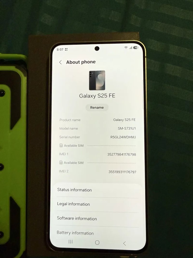 Samsung Galaxy S25 FE 128GB Новий телефон — фото 3