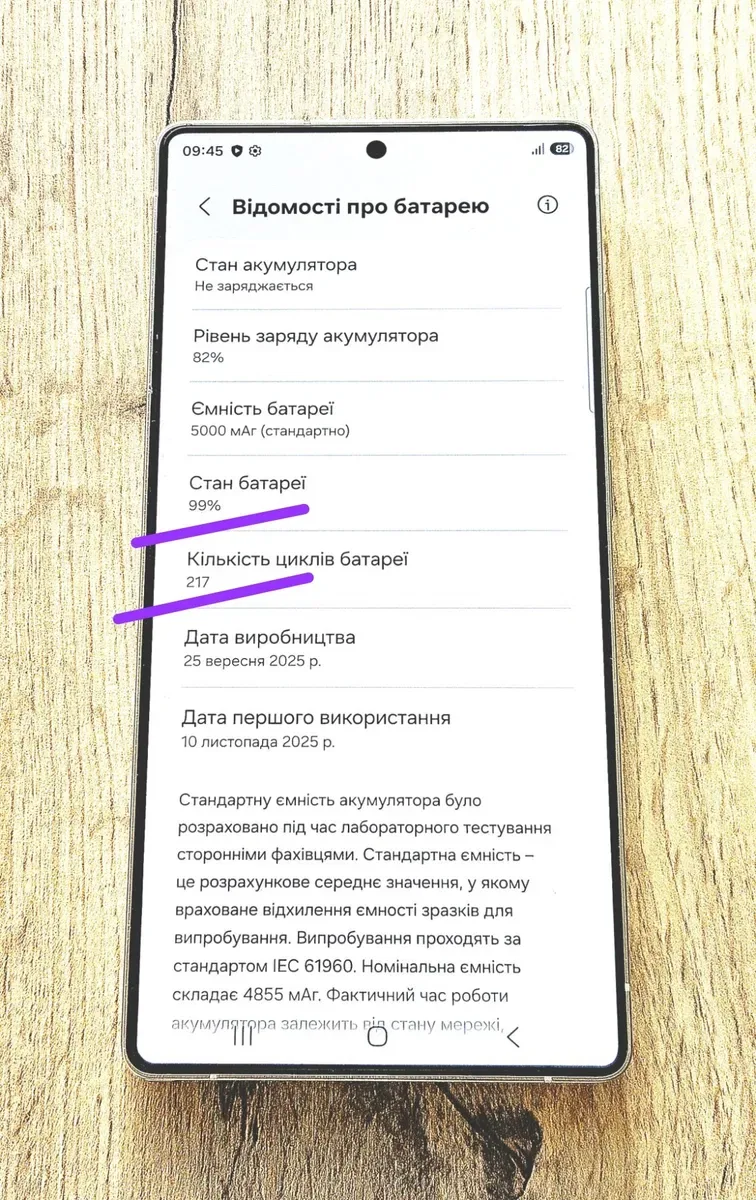 Samsung Galaxy S25 ULTRA 512Gb Titanium Black. 2 фізичні сім та eSIM. АКБ 99% — фото 7