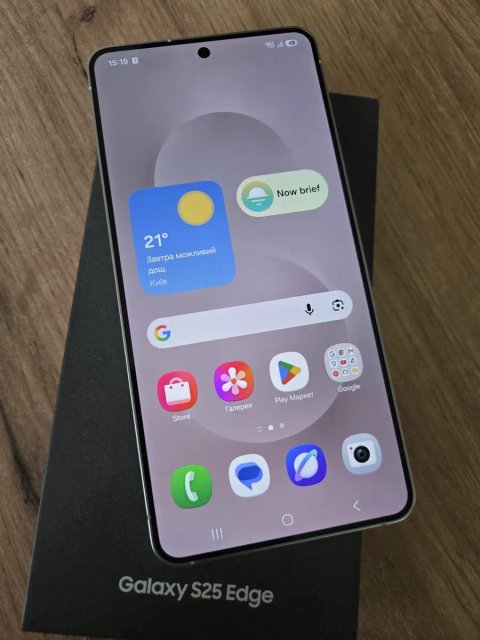 Samsung s25 edge,12/256g официальный,75 циклов заряда