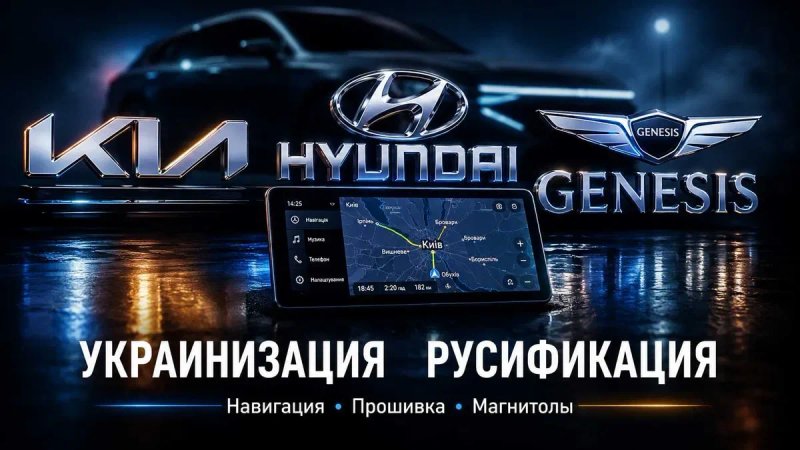 SD Навигации Русификации Прошивки Hyundai Kona KIA Sportage Удаленно — фото 2