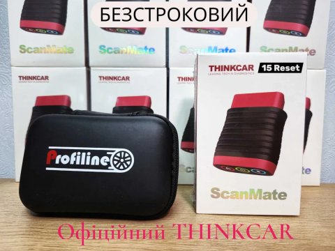 15 сервісів, Безстроково Офіційний Автосканер Thinkcar Scan mate + iOS