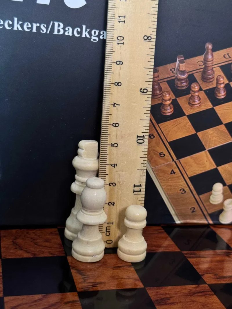 Шахматы, шашки, нарды 3 в 1 деревянные IG-G29 (доска 29x29 см) — фото 4