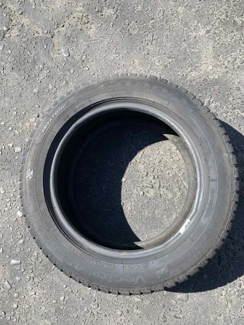 Шина 215/55 R16 Goodyear одиночка всесезонн 6,5 мм — фото 6