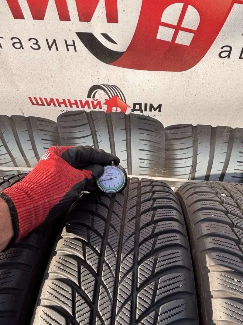 Шини 185/60 R16 Bridgestone зима 7,5-7,8мм зима — фото 3