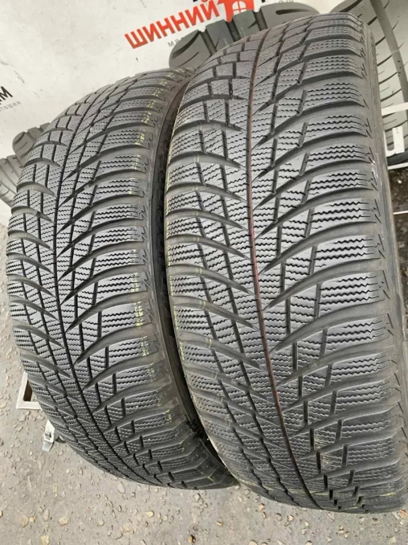 Шини 205/55 R17 пара Bridgestone  зима 7,4мм — фото 2