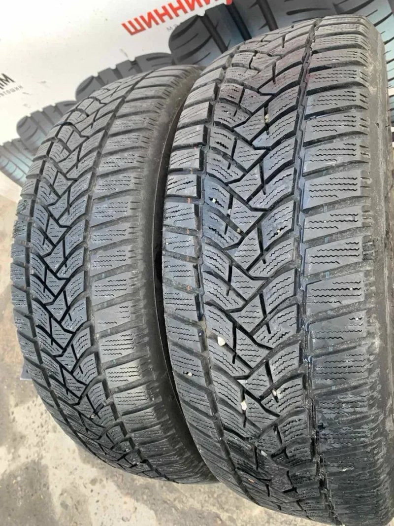 Шини 205/60 R16 пара Dunlop  зима 7мм — фото 2